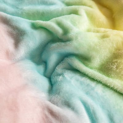 Dekbed-Discounter - Luna Bedding Dekbedovertrek 240 x 200/220 cm - Teddy - Dubbele instopstrook - Wassen op 30 graden - Inclusief 2 kussenslopen - Tie Dye