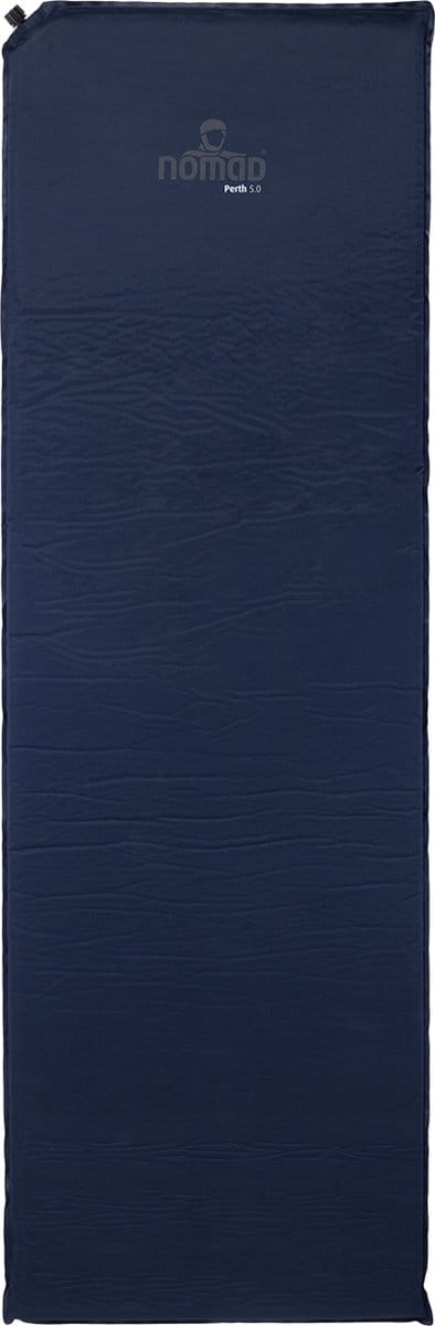NOMAD® Perth 5.0 Slaapmat Zelfopblazend | 198 x 63 | 5 cm dikte | Blauw | Comfortabel Kamperen | Incl Hoes