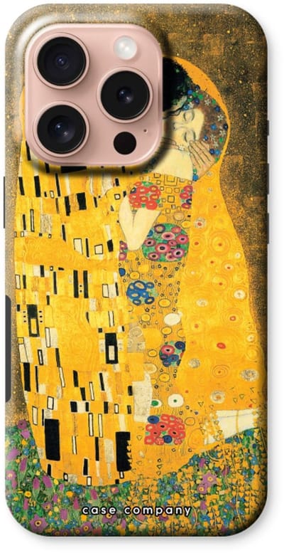 Case Company® - Hoesje geschikt voor iPhone 16 Pro hoesje - Der Kuss - Tough Case - Maximale Bescherming alle Kanten en Schermrand