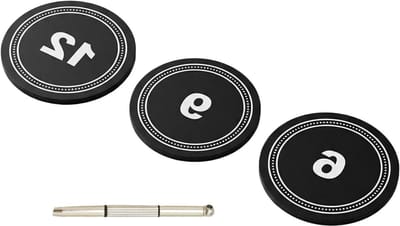 Pickleball Paddle Kap - Racket Gewicht - Prestaties Verbeteren - Geoptimaliseerde Balans - 2.5 cm Diameter - Zilver