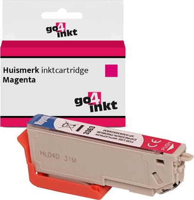 Go4inkt compatible met Epson 33XL, T3363 m inkt cartridge magenta