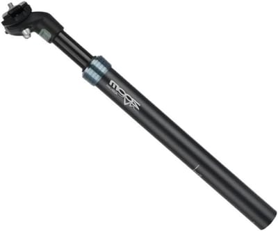 Fiets Zadelpen - Verstelbare Pen - Comfortabel Fietsen - Schokdemper Ophanging - 30 mm x 350 mm - Zwart
