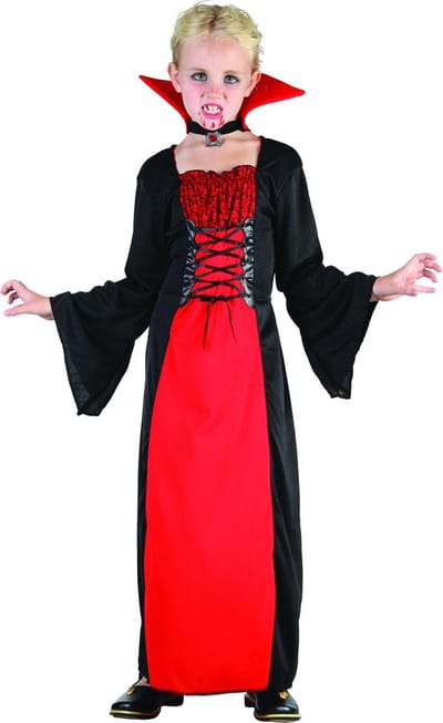 Verkleedkostuum vampier voor meisjes Halloween artikel - Verkleedkleding - 116/122