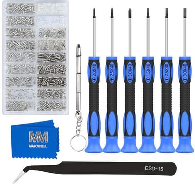MMOBIEL 1010 stuks Professionele Brillen Reparatie Set met RVS Schroeven - Roestvrij Staal