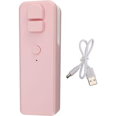 Mini Zaksealer Oplaadbaar 400MAh Draagbaar Magnetisch Mini Hitte Sealer Snijder voor Snack Plastic Zak Pink gray