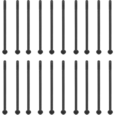 20PCS Boulons Longs M6x175 Boulons à Bride Tige Filetée Pièces pour Générateur à Essence Diesel