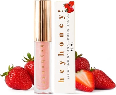 HG Aesthetics Tinted Lip Oil – Voedende & Hydraterende Lipolie met SPF – Verzacht, Beschermt & Geeft een Subtiele Glans (Sparkling Strawberry, 10 ml) - cadeautje vrouw