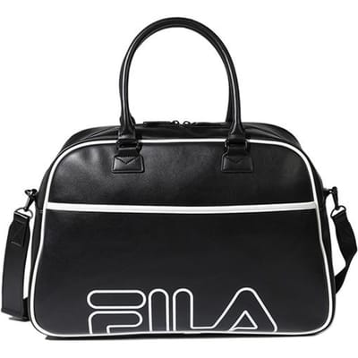 FILA Letter Logo Afneembare Schouderband Reistas Uniseks Schoudertas Zwart FS3BCF5313X-BLK Black black