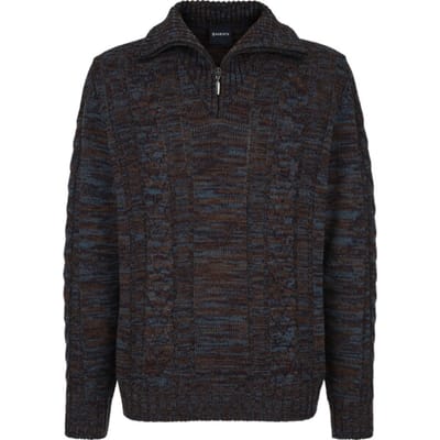 Babista herren Trui - 48/50 - blauw - Plus Size