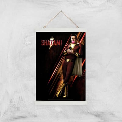 DC Shazam! Giclee Art Print - A3 - White Hanger