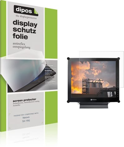 dipos – 2x Matte Beschermfolie geschikt voor Neovo SX-19G | Krasbestendige & antireflecterende Screenprotector Ultra-Thin