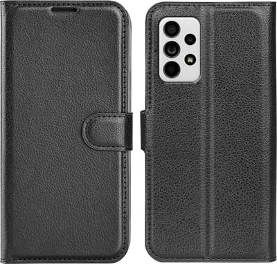 Coverup Hoesje - Geschikt voor Samsung Galaxy A33 Hoesje - Coverup Book Case - Zwart