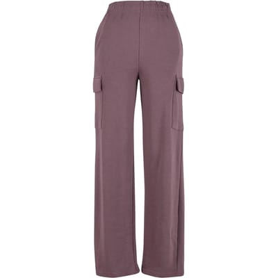 Urban Classics - Baggy Light Terry Dames joggingbroek - XS - Paars