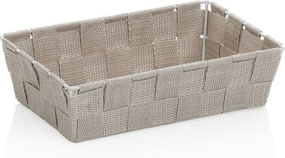 Kela Badkamer - Alvaro Mand 23x15x6 cm - Polypropyleen - Zilver
