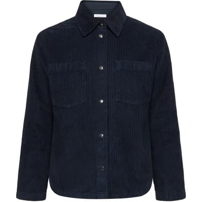 Damesoverhemd met lange mouwen KnowledgeCotton Apparel Irregular corduroy