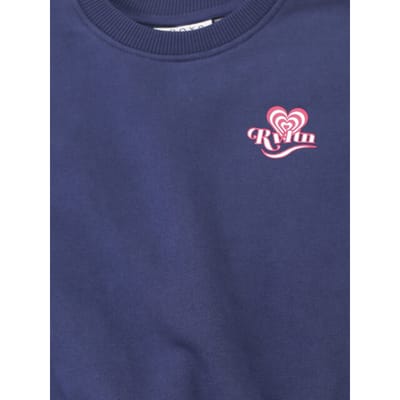 LOOXS 10sixteen Meisjes sweater - Maat 122/128 in de kleur Blauw van 87% Cotton 13% Polyester - 2631-5303-181