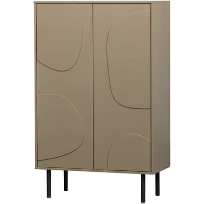 WOOOD Cadiz Opbergkast - Grenen - Mud - 135x85x40