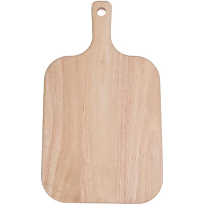 Houten Snijplank Hakplank met Handvat voor Vlees Kaas Brood Groenten Fruit Decoratief