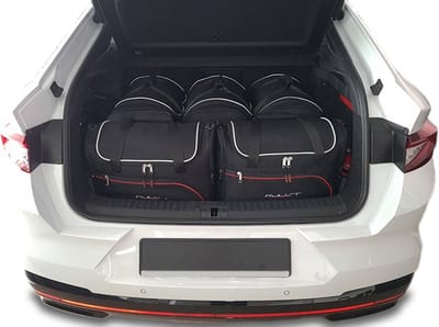 SKODA ENYAQ IV COUPE 2022+ Reistassen Kofferbak Tassen Set Organizer | 5-Delige Perfect Passende Set Auto Interieur Accessoires Nederland en België