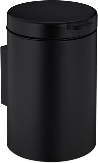 Afvalbakje 3 l - hangend - softclose - binnenemmer - badkamer - zwart
