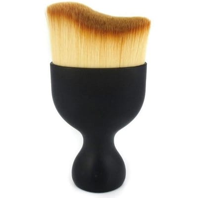 Brosse douce de nettoyage intérieur de voiture, 1 pièce, tableau de bord, espace de sortie d'air, dépoussiérage, maison, bureau, outils de nettoyage des détails noir
