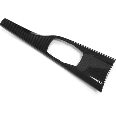 Garniture en fibre de carbone pour panneau multimédia de console, compatible avec les séries 3 et 4 F30, F31, F35, F34, F33 et F36 black