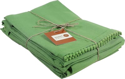 Keukendoeken Set - Theedoeken Vaatdoeken - Keukenwerk Ondersteunen - 100% Katoen Zacht - 6 Stuks 45x71cm - Groen