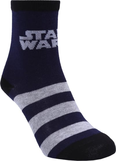Marineblauwe en grijze STAR WARS DISNEY sokken