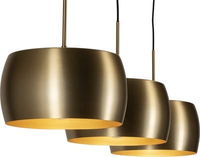 Lumidora Hanglamp 74831 - ZWEEDS - 3 Lichts - E27 - Goud - Messing (kleur) - Metaal