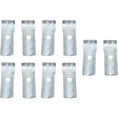 5 Ensembles Collier de Fixation pour Tuyau d'Eau Zinc Plaqué Aluminium Clips pour Tuyaux d'Alimentation en Eau de Volaille Poulet Crochets de Suspension de Ligne pour Ferme white
