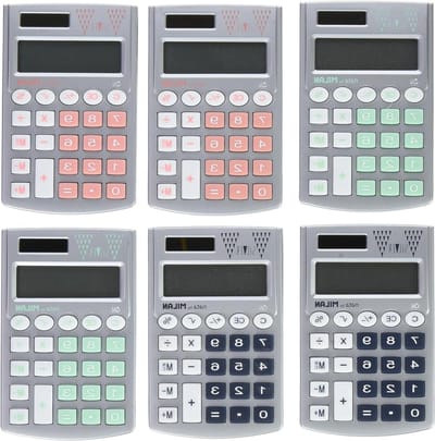 Rekenmachine - Calculator - Dagelijks Gebruik - 10 Cijfers - Zilver