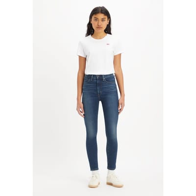 Levi's Retro High Skinny Jeans Dark Indigo Size: W28L30 | Skinny Outlet | Dames | Blauw