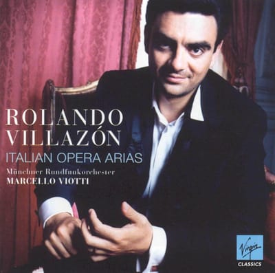 CD ROLANDO VILLAZÓN - Italiaanse Opera Aria's 724354562624 Virgin Classics 2004 VS Klassiek Gebruikt