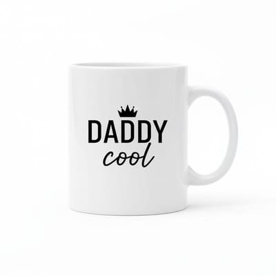 Daddy Cool Koffiemok 330 ml – Stijlvolle Keramische Mok voor Coole Papa’s & Vaderdag Cadeau