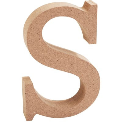 VBS MDF-brieven - Letter "S"