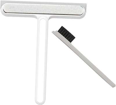 Raamwisser Schraper - Glasreiniger Tool - Ramen Schoonmaken - Comfortabele Grip - 26.5 cm - Wit