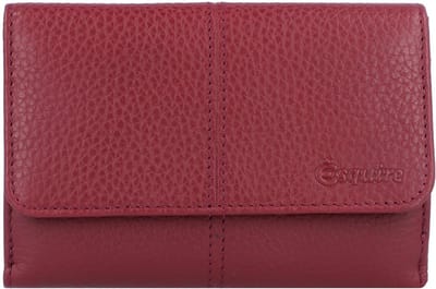 Esquire Verona Portemonnee RFID Leer 14 cm - Dames - Horizontaal - rot