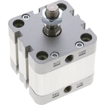 ISO 21287 Compacte Dubbelwerkende Cilinder 50-15mm - Magnetisch - Mannelijke Stang