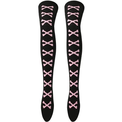 Dames Hoge Sokken Over de Knie Kabelbrei Laarsokken, Gekruiste Botten Lange Warme Mode Beenwarmers Winter One Size gray