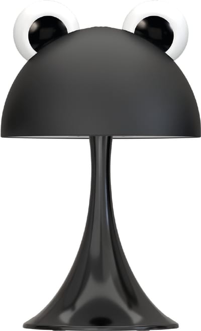 Luxus Europe - Nachtlamp Kinderkamer Froggy Zwart - Draadloos LED Nachtlampje Kinderen - USB-C Oplaadbaar - 7 RGB Kleuren