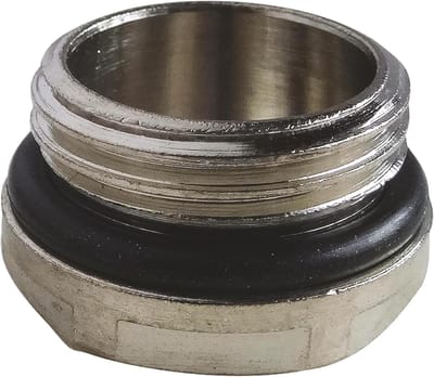 Radiatordeksel - Afdichtplug - Sanitair aanleggen - Geïntegreerde O-ring - M15/21 - Grijs