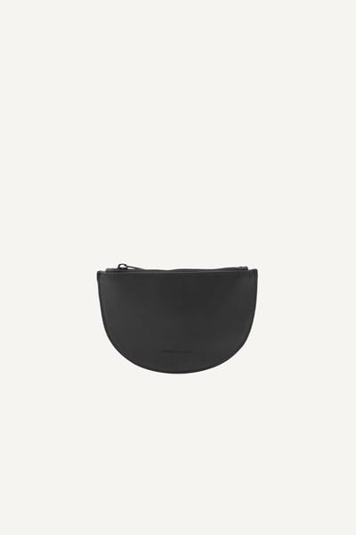 Monk and Anna - Mondo half moon Portemonnee Dames • Zwart