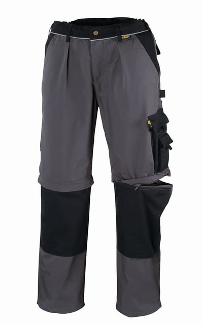 teXXor Canvas 2-in-1 broek Tobago grijs/zwart