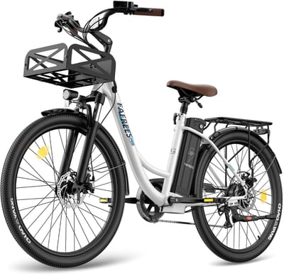 FAFREES F26 Lasting Elektrische Stadsfiets – 250W Motor, 36V 25Ah Accu, 140km Bereik, 26" Banden, 7 Versnellingen