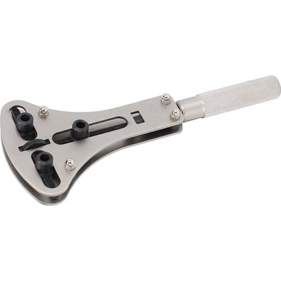 Ouvre-fond de montre professionnel à trois pieds Ouvre-boîtier de montre en alliage Outil de réparation de montre gray