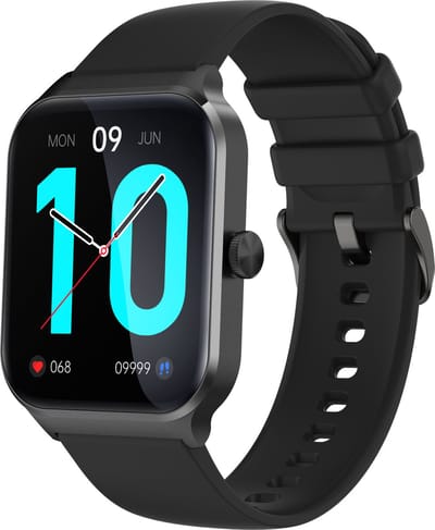 oTronica Smartwatch dames - Smartwatch Heren - Stappenteller - Full Screen - Fitness Tracker - Activity Tracker - Smartwatch Android & IOS - Zwart