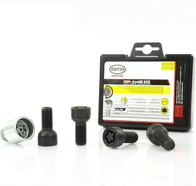 Vergrendelingsmoeren Set - Wielsloten - Voertuig Beveiliging - Thatcham Kwaliteitscertificaat - M14x1.5x27 - Zwart
