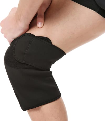 Fysic FHP-180R Warmtebandage knie rechts - Warmte pad voor de rechterknie - Zwart