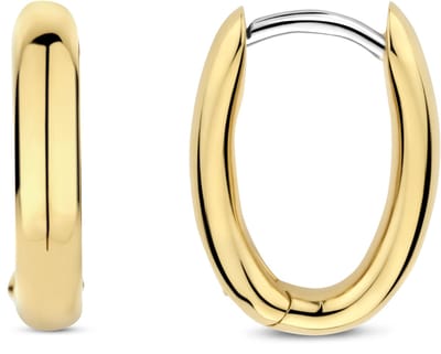TI SENTO Dames Oorbellen - 925 zilver - Zilver geel verguld - 7759SY