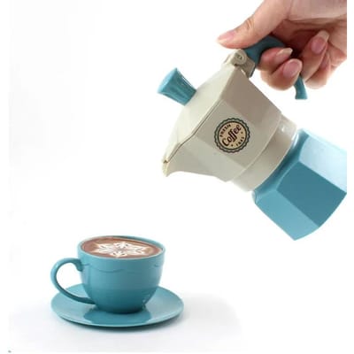 Jeu de rôle de haute qualité Jeu de haute qualité Simulation de haute qualité Kit de collection de café de haute qualité Vaisselle de haute qualité Jeu de haute qualité bleu